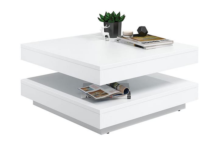Sohvapöytä Gornji 70 cm - Valkoinen - Huonekalut - Pöydät - Sohvapöydät