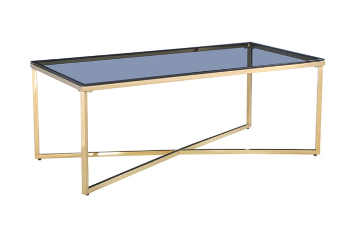 Sohvapöytä Lily 120x60x45 cm Kulta - AmandaB - Huonekalut - Pöydät - Sohvapöydät