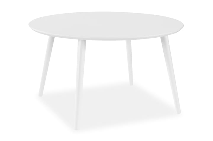 Sohvapöytä Lovitz 90 cm Pyöreä - Valkoinen - Huonekalut - Pöydät - Sohvapöydät