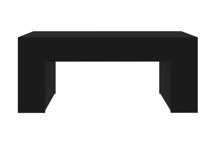 Sohvapöytä musta 100x60x42 cm lastulevy - Huonekalut - Pöydät - Sohvapöydät