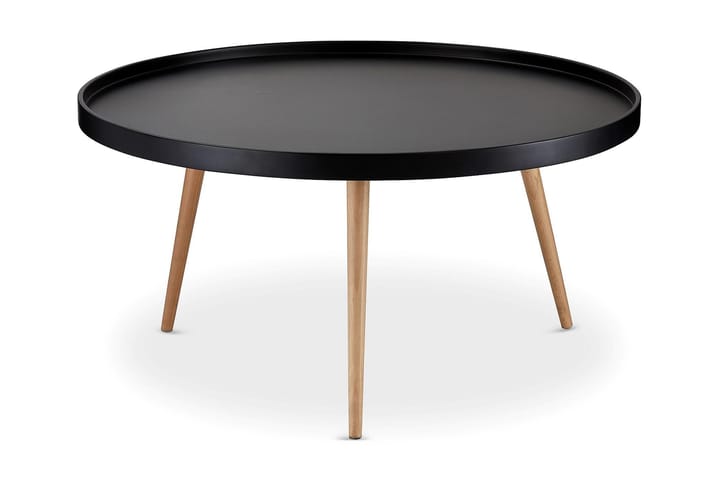 Sohvapöytä Opus 90 cm Pyöreä - Musta - Huonekalut - Pöydät - Sohvapöydät