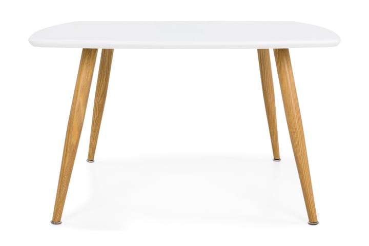 Sohvapöytä Trym 80 cm - Valkoinen/Tammi - Huonekalut - Pöydät - Lamppupöydät & sivupöydät