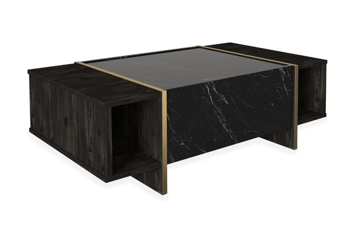 Sohvapöytä Widegates 104 cm - Musta/Kulta - Huonekalut - Pöydät - Sohvapöydät