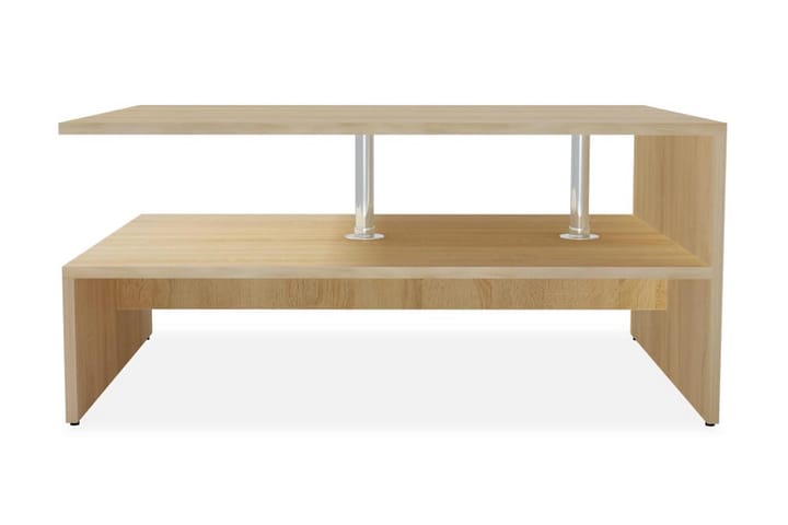 Kahvipöytä Lastulevy 90x59x42 cm Tammi - Ruskea - Huonekalut - Pöydät & ruokailuryhmät - Sohvapöytä