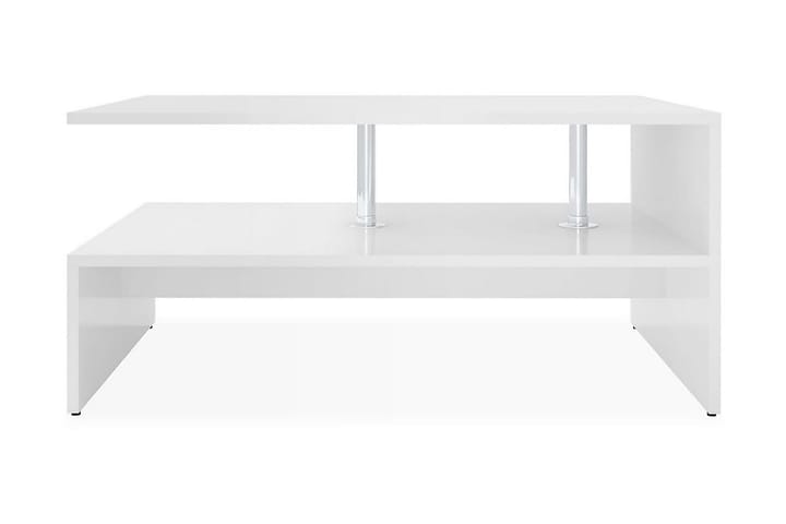 Kahvipöytä Lastulevy 90x59x42 cm Valkoinen - Valkoinen - Kodintekstiilit & matot - Matto - Käsintehdyt matot