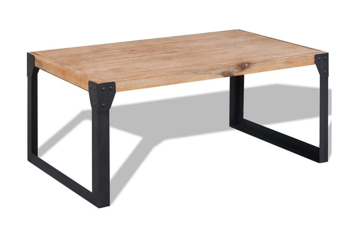 Kahvipöytä Täysi Akaasiapuu 100x60x45 cm - Ruskea - Huonekalut - Pöytä & ruokailuryhmä - Sohvapöytä