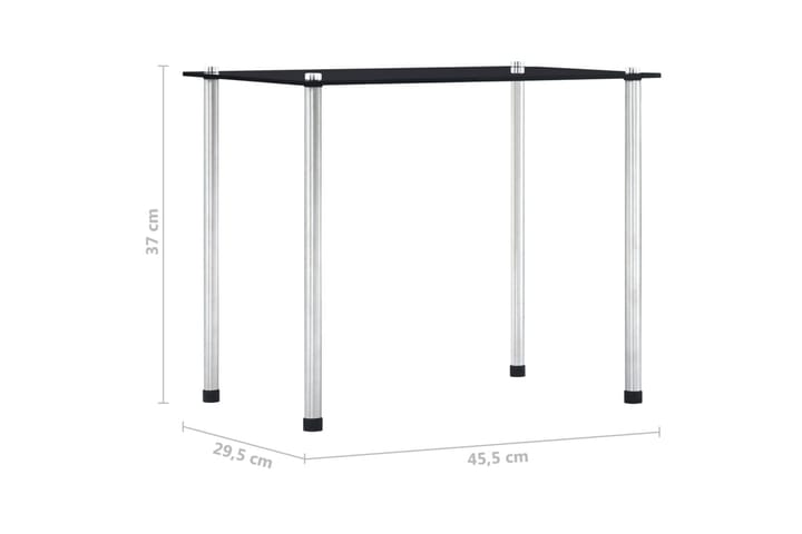 Sarjapöydät 3 kpl musta karkaistu lasi - Musta - Huonekalut - Pöytä & ruokailuryhmä - Sohvapöytä