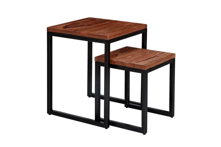 Sarjapöytä Clanton 45 cm - Ruskea/Musta - Huonekalut - Pöydät & ruokailuryhmät - Sohvapöytä