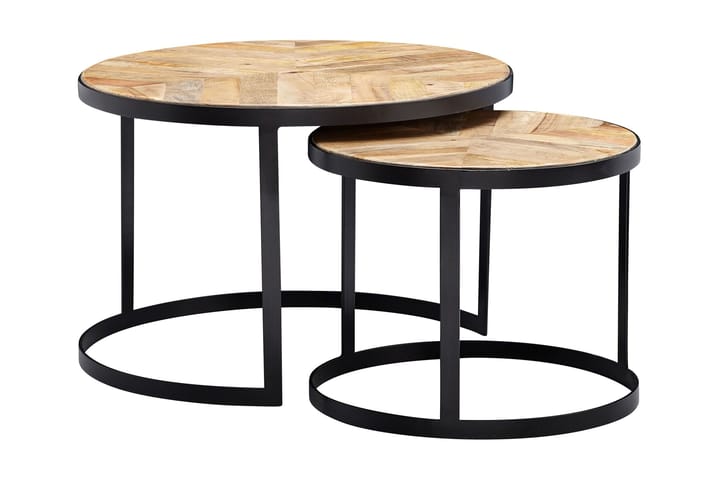 Sarjapöytä Clanton 60 cm Pyöreä - Huonekalut - Pöydät & ruokailuryhmät - Apupöytä & sivupöytä - Sarjapöytä