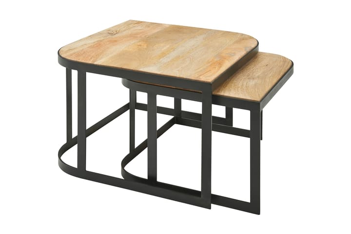 Sarjapöytä Clanton 60 cm - Ruskea/Musta - Huonekalut - Pöydät & ruokailuryhmät - Sohvapöytä