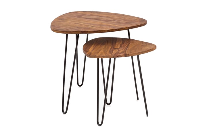 Sarjapöytä Graceanna 2-pak 60 cm - Puu/Luonnonväri - Huonekalut - Pöytä & ruokailuryhmä - Apupöytä & sivupöytä - Konsolipöytä