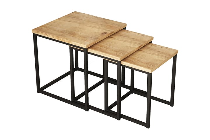 Sarjapöytä Lannia 40 cm 3-pak - Luonnonväri - Huonekalut - Pöytä & ruokailuryhmä - Sohvapöytä