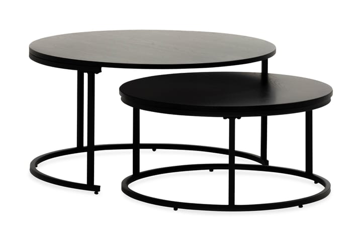 Sarjapöytä Oberfeld - Musta - Huonekalut - Pöytä & ruokailuryhmä - Apupöytä & sivupöytä - Sarjapöytä