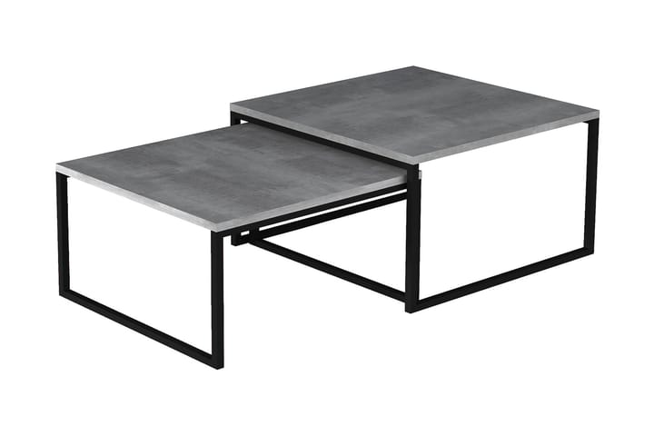Sarjapöytä Pedruel 69 cm 2 pöytää - Harmaa - Huonekalut - Pöytä & ruokailuryhmä - Sohvapöytä