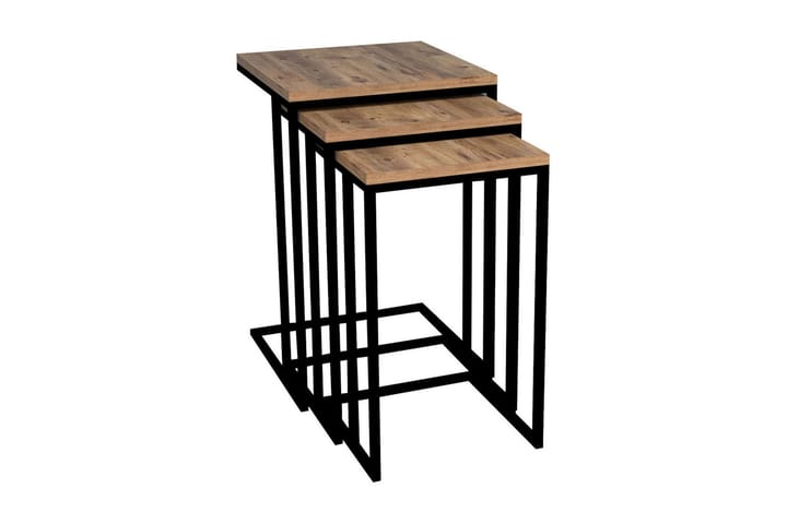 Sarjapöytä Skoghall - Ruskea - Huonekalut - Pöytä & ruokailuryhmä - Apupöytä & sivupöytä