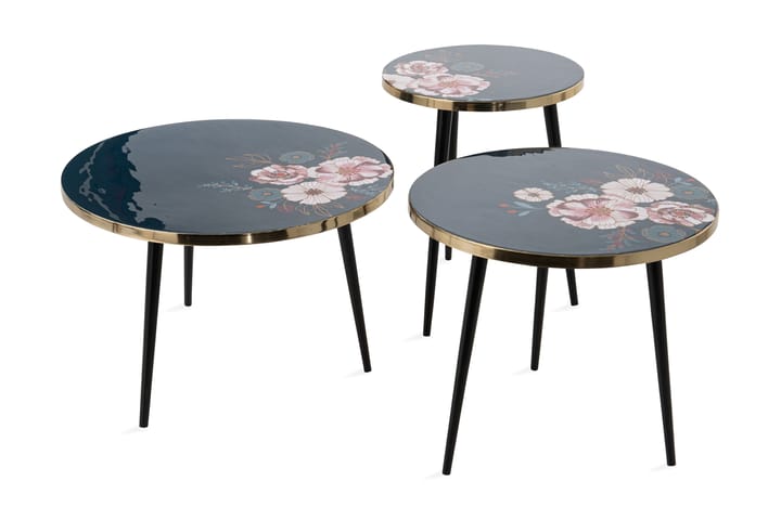 Sivupöytä Borsna - Sininen - Huonekalut - Pöydät & ruokailuryhmät - Sohvapöytä