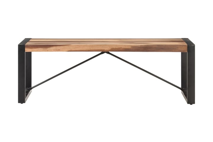 Sohvapöytä 120x60x40 cm täysi seesamviimeistelty puu - Ruskea - Huonekalut - Pöytä & ruokailuryhmä - Sohvapöytä