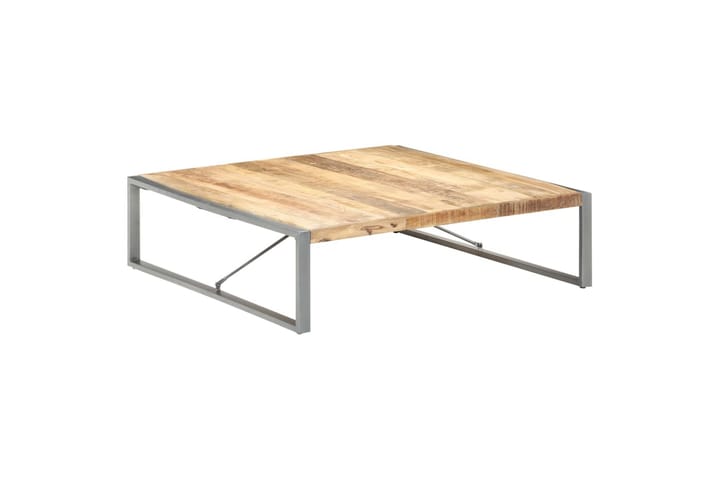 Sohvapöytä 140x140x40 cm karkea mangopuu - Huonekalut - Pöytä & ruokailuryhmä - Sohvapöytä