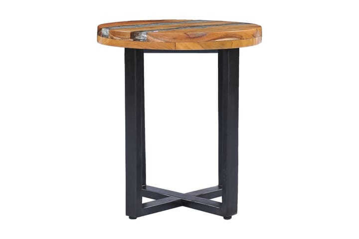 Sohvapöytä 40x45 cm täysi tiikki ja polyesterihartsi - Ruskea - Huonekalut - Pöytä & ruokailuryhmä - Sohvapöytä