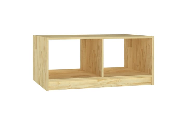 Sohvapöytä 75x50x33,5 cm täysi mänty - Ruskea - Huonekalut - Pöydät & ruokailuryhmät - Sohvapöytä