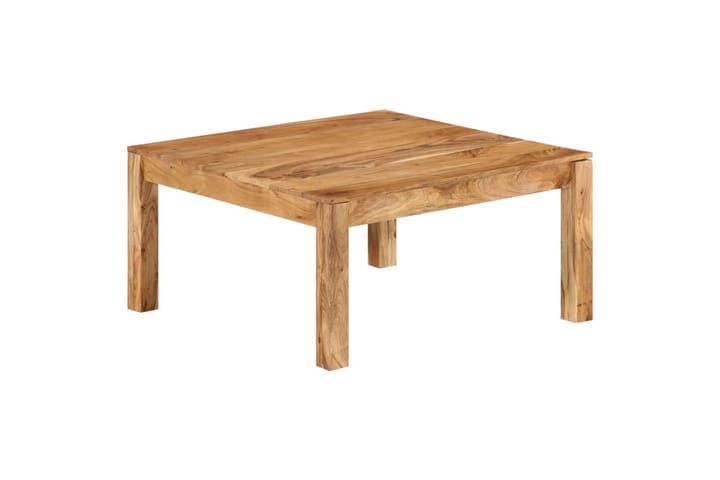 Sohvapöytä 80x80x40 cm täysi akaasiapuu - Ruskea - Huonekalut - Pöytä & ruokailuryhmä - Sohvapöytä