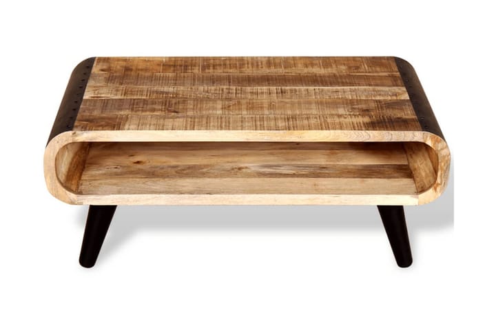 Sohvapöytä 90x55x39 cm Karkea mangopuu - Monivärinen - Huonekalut - Tuolit - Käsinojallinen tuoli