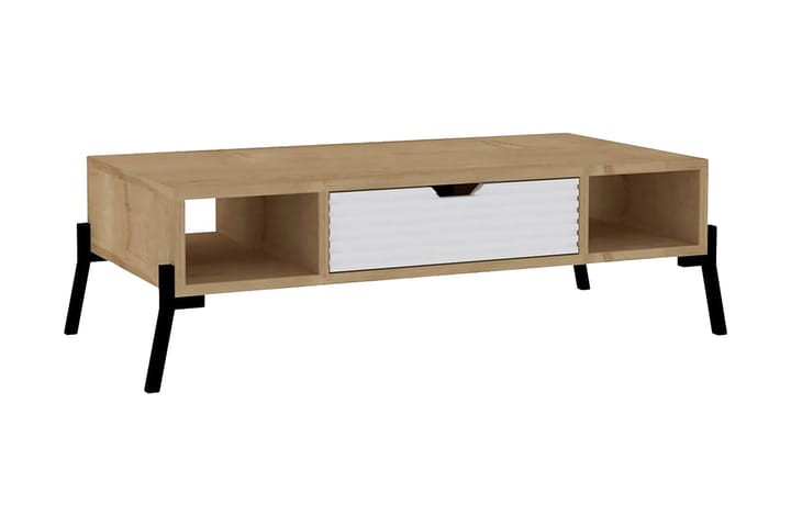 Sohvapöytä Aizpute 100x28,2x100 cm - Sininen - Huonekalut - Pöytä & ruokailuryhmä - Sohvapöytä