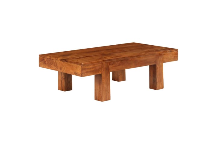 Sohvapöytä akaasiapuu seesampinnalla 100x50x30 cm - Huonekalut - Pöytä & ruokailuryhmä - Sohvapöytä