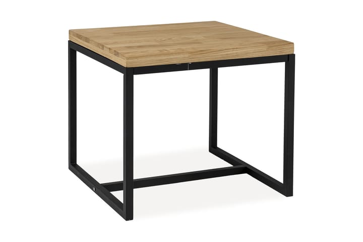 Sohvapöytä Amasia 60 cm - Tammi/Musta - Huonekalut - Pöydät & ruokailuryhmät - Sohvapöytä