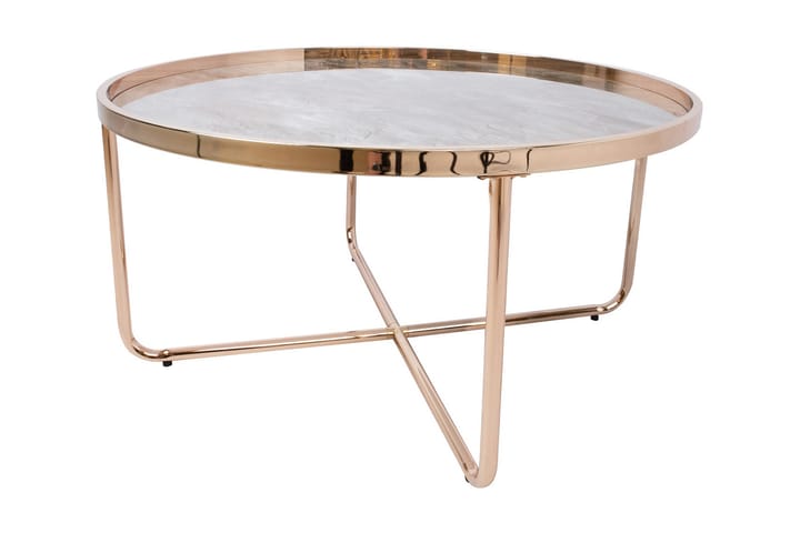Sohvapöytä Astor 80x40 cm Kulta - Huonekalut - Pöytä & ruokailuryhmä - Sohvapöytä