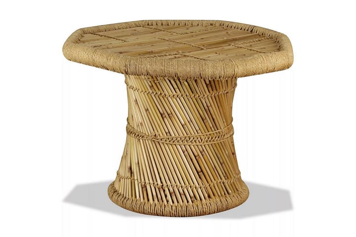 Sohvapöytä bambu kahdeksankulmio 60x60x45 cm - Ruskea - Huonekalut - Pöydät & ruokailuryhmät - Sohvapöytä
