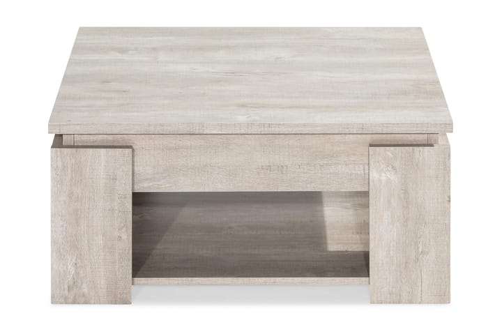 Sohvapöytä Barlow 80 cm Säilytyksellä Hylly - Luonnonväri/Beige - Huonekalut - Pöytä & ruokailuryhmä - Sohvapöytä
