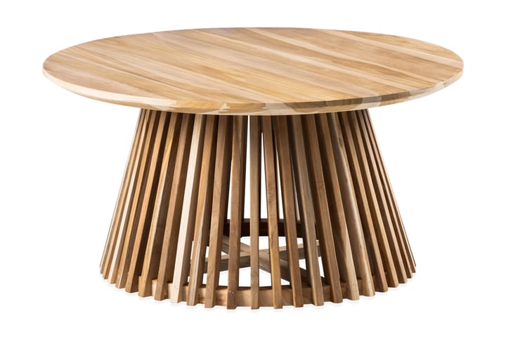 Sohvapöytä Behobia 80 cm Pyöreä - Tiikki - Huonekalut - Pöytä & ruokailuryhmä - Sohvapöytä