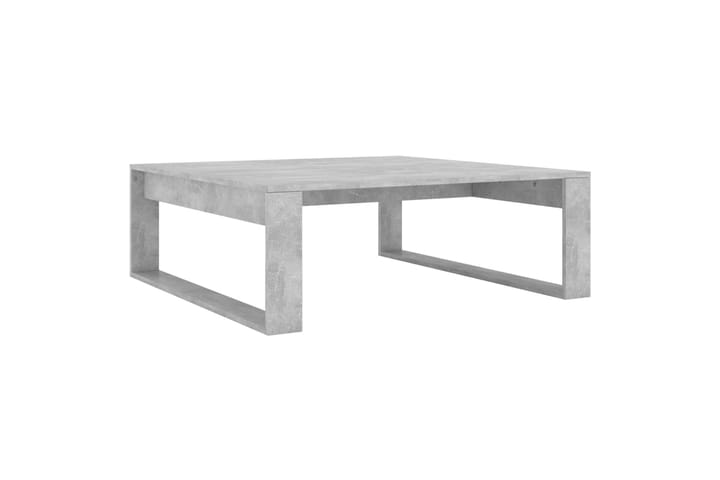 Sohvapöytä betoninharmaa 100x100x35 cm lastulevy - Harmaa - Huonekalut - Pöytä & ruokailuryhmä - Sohvapöytä