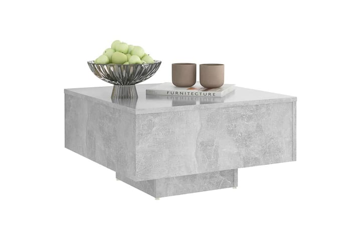 Sohvapöytä betoninharmaa 60x60x31,5 cm lastulevy - Kodintekstiilit & matot - Matto - Iso matto