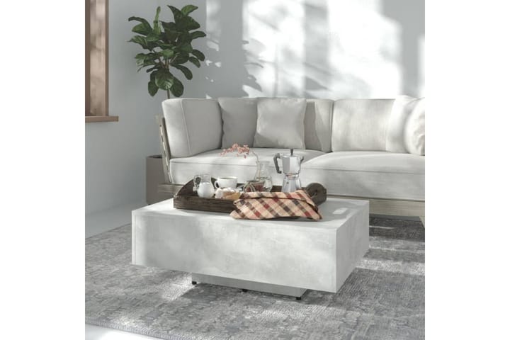 Sohvapöytä betoninharmaa 85x55x31 cm lastulevy - Huonekalut - Pöytä & ruokailuryhmä - Sohvapöytä