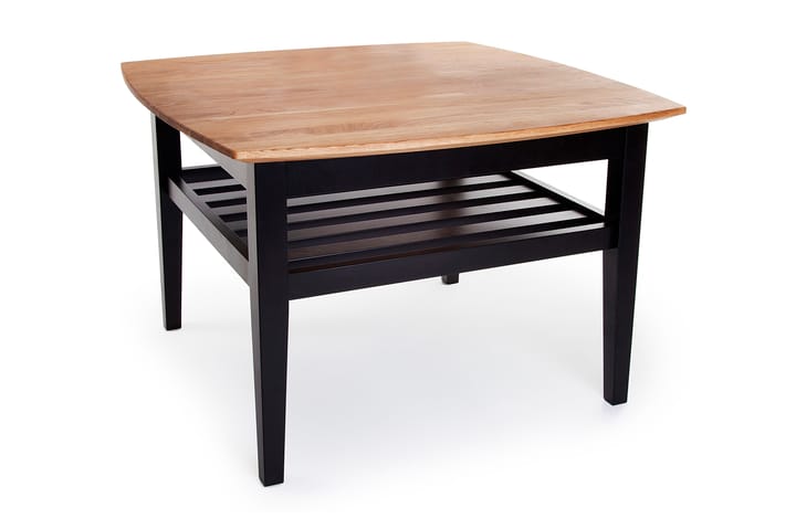 Sohvapöytä Chicago 80 cm Säilytyksellä Hylly Tammi/Musta - Tammi/Musta - Huonekalut - Pöytä & ruokailuryhmä - Sohvapöytä