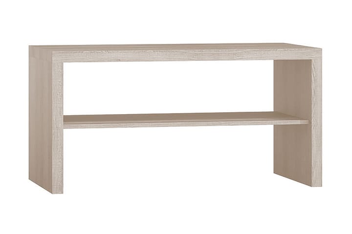 Sohvapöytä Ciborro 120 cm Säilytyksellä Hyllyt - Beige/Harmaa - Huonekalut - Pöydät & ruokailuryhmät - Sohvapöytä