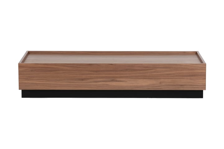 Sohvapöytä Cubin 135 cm - Pähkinänruskea/Musta - Huonekalut - Pöytä & ruokailuryhmä - Sohvapöytä