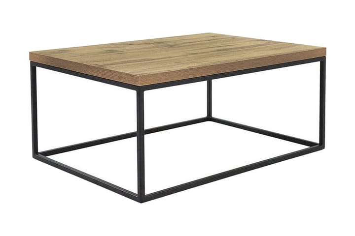 Sohvapöytä Cubinson 100 cm - Tammenväri/Musta - Huonekalut - Pöydät & ruokailuryhmät - Sohvapöytä