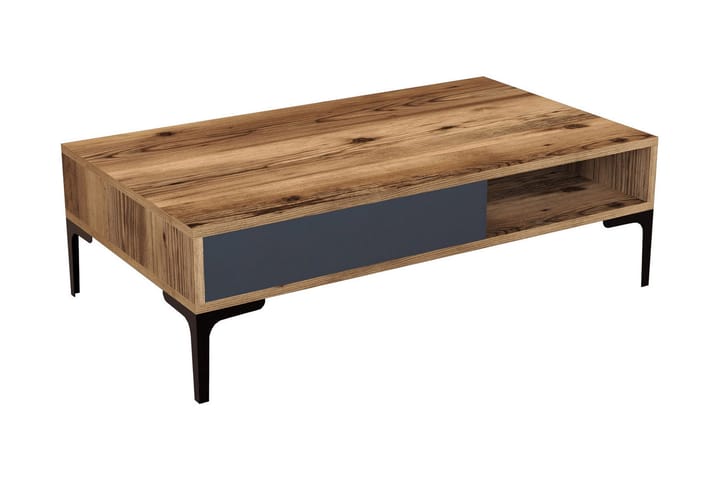 Sohvapöytä Edelmis 105x32,6x105 cm - Ruskea - Huonekalut - Pöytä & ruokailuryhmä - Sohvapöytä