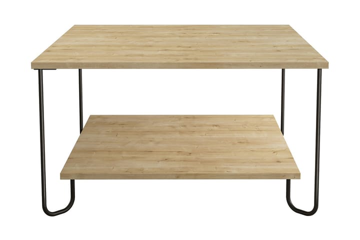 Sohvapöytä Eliseberg 80 cm Säilytyksellä Hylly - Ruskea/Musta - Huonekalut - Pöydät & ruokailuryhmät - Sohvapöytä