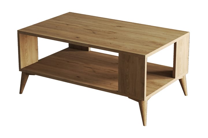Sohvapöytä Elmvale 90x54x90 cm - Tammi - Huonekalut - Pöytä & ruokailuryhmä - Sohvapöytä