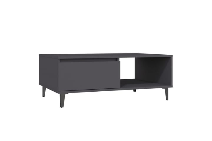 Sohvapöytä harmaa 90x60x35 cm lastulevy - Harmaa - Huonekalut - Pöytä & ruokailuryhmä - Sohvapöytä