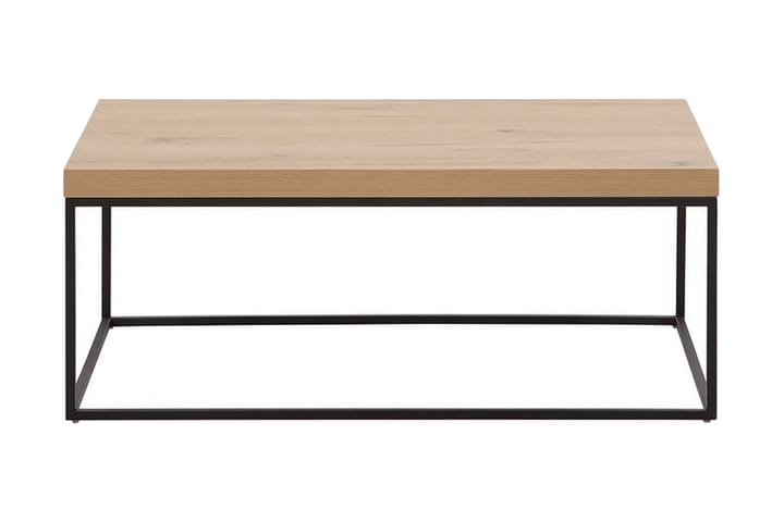 Sohvapöytä Heber 100 cm - Vaaleanruskea/Musta - Huonekalut - Pöytä & ruokailuryhmä - Sohvapöytä