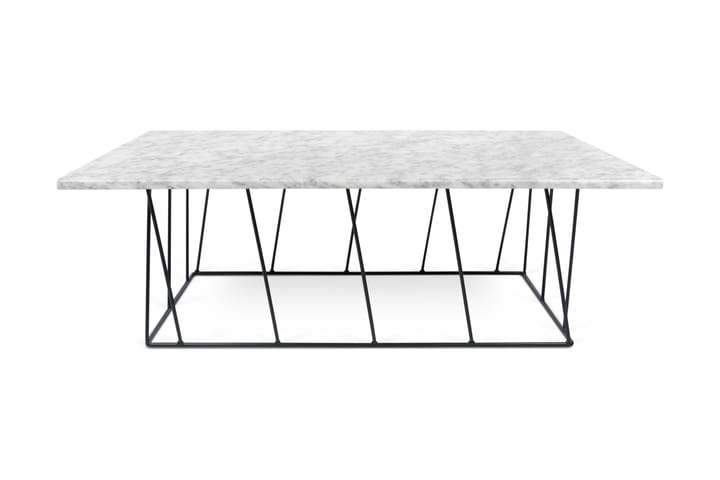 Sohvapöytä Helix 120 cm Marmori - Valkoinen/Teräs - Huonekalut - Pöydät & ruokailuryhmät - Sohvapöytä
