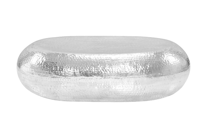 Sohvapöytä hopea 100x50x28 cm alumiini - Hopea - Huonekalut - Pöydät & ruokailuryhmät - Sohvapöytä
