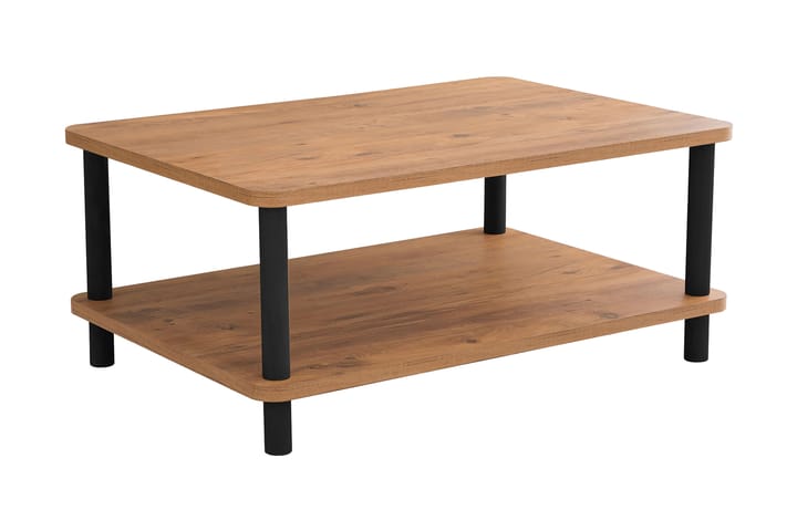 Sohvapöytä Jamal 100x43,7x100 cm - Musta/Vihreä - Huonekalut - Pöytä & ruokailuryhmä - Sohvapöytä