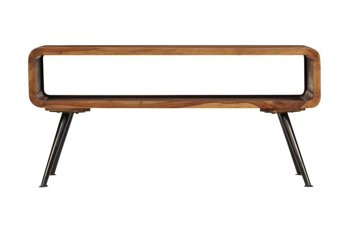 Sohvapöytä kiinteä seesampuu 95x40x45 cm - Ruskea - Huonekalut - Pöytä & ruokailuryhmä - Sohvapöytä