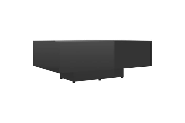 Sohvapöytä korkeakiilto musta 85x55x31 cm lastulevy - Huonekalut - Pöytä & ruokailuryhmä - Sohvapöytä